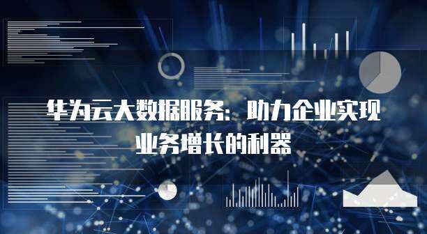 數(shù)據(jù)服務企業(yè)的核心支撐 數(shù)據(jù)處理與存儲支持服務